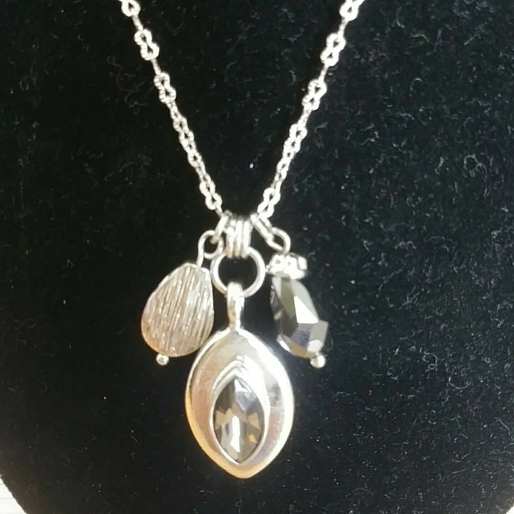 NY & Co. Silver Tone  Pendant Necklace